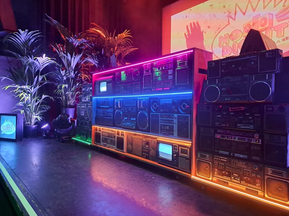 DJ booth in het Paard in Den Haag